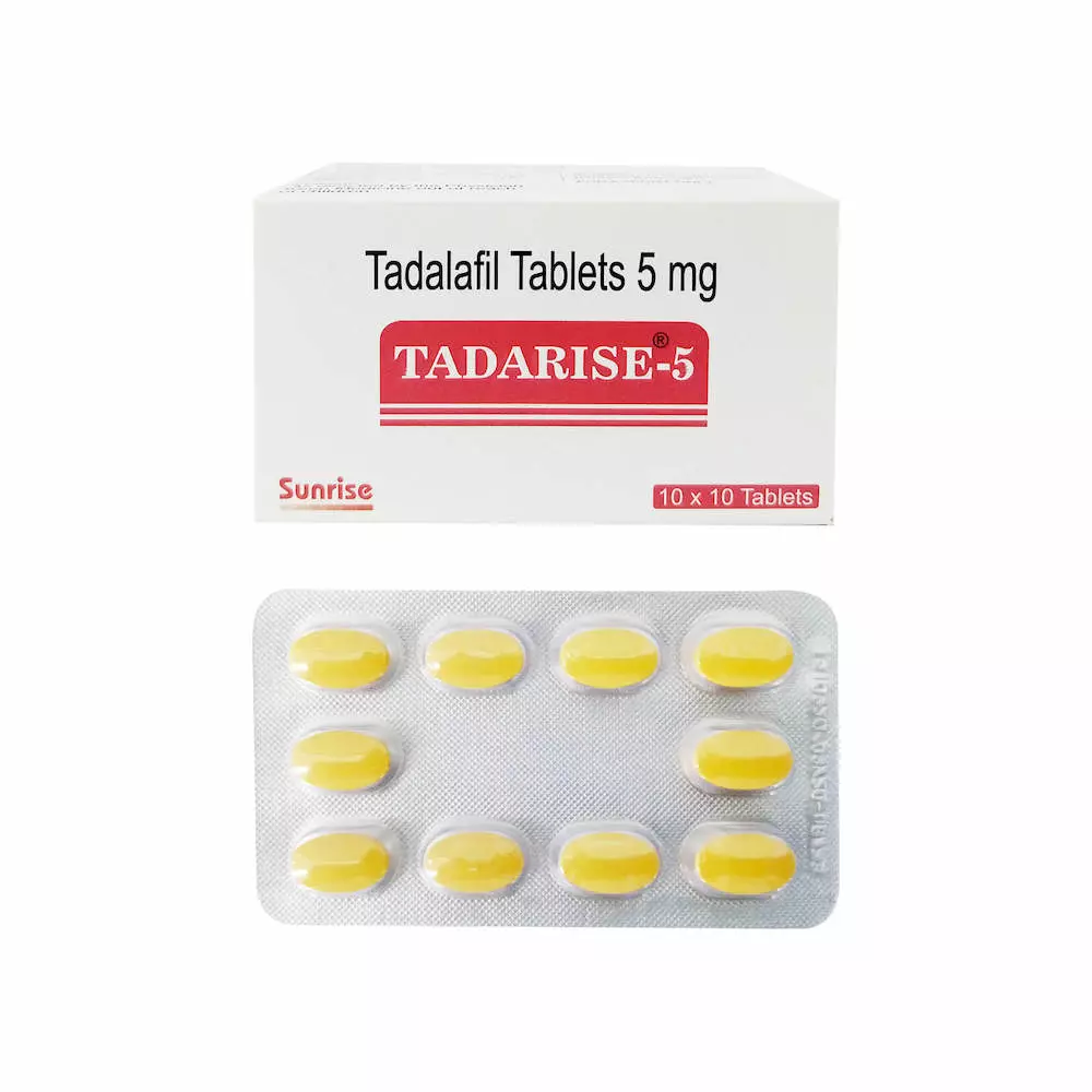 Tadarise-5 5mg ซื้อได้ในประเทศไทยโดยไม่ต้องมีใบสั่งยา
